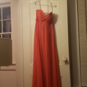David's Bridal bridesmaid dress gown